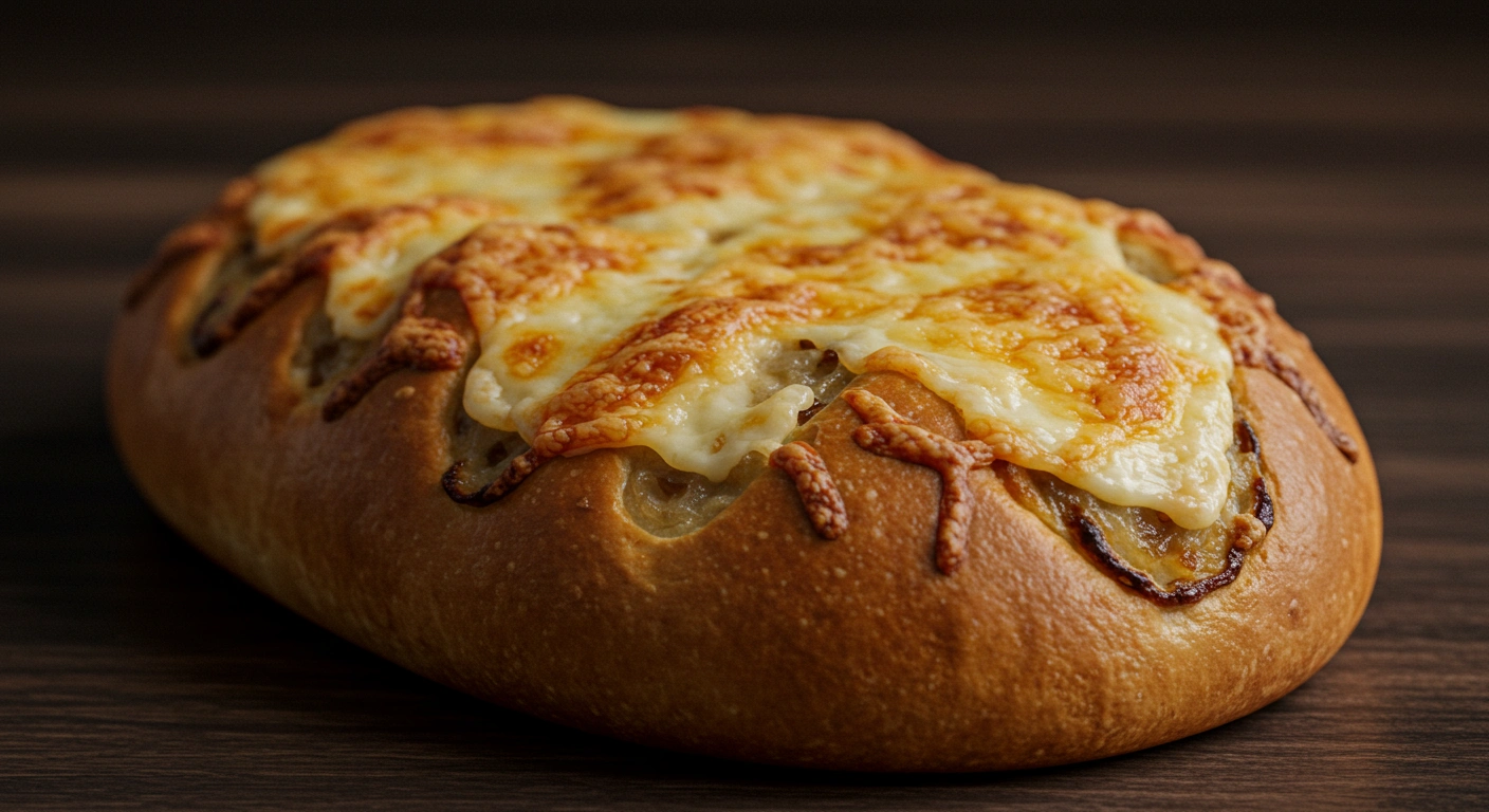 Cheesy Homemade Onion Bread - secondary view